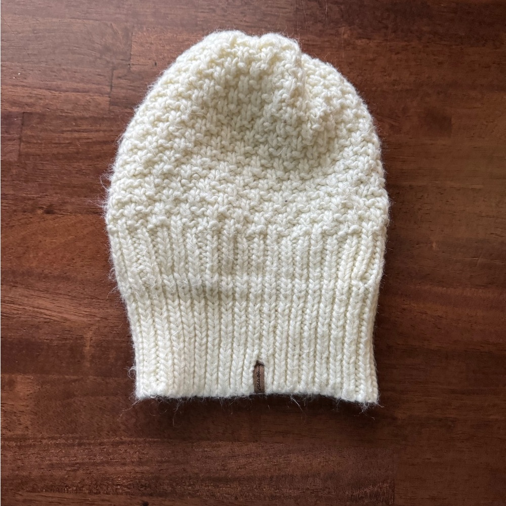 Cozy Cream Knit Beanie